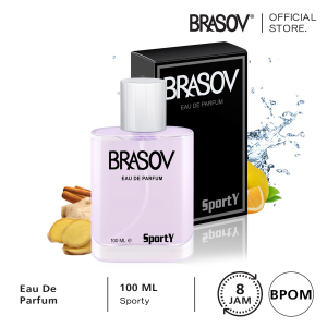 BRASOV Parfum Pria 100 ML Eau De Parfum HALAL Perfume Spray Cologne Besar Lelaki EDP Sporty / Extreme / Dynamic Ori