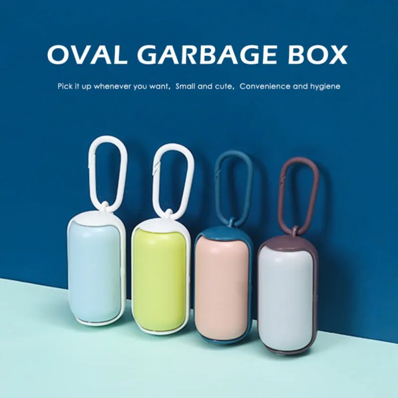 Dog Waste Poop Bag Dispenser Multipurpose Carrier Holder with 15