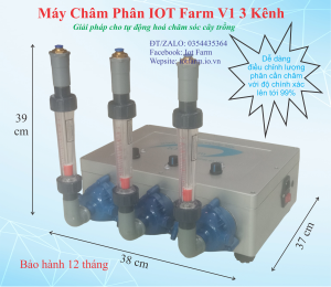 Bộ châm phân tự động chính xác. Máy Châm Phân Tự Động V1 3 Kênh. Bộ Hút Phân. Thiết Bị Châm Phân