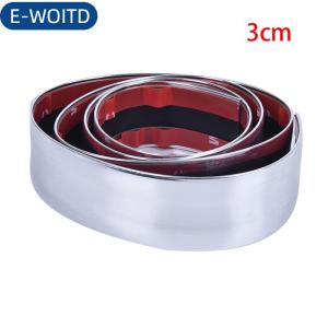 E-WOITD 1 chiếc Dải mạ crôm màu bạc trang trí cản cửa ô tô thông dụng