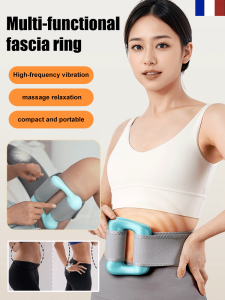 ⚡Slimming belly Lazy weight loss artifact fat-shaking machine Professional-grade fascia ring Yoga ring High-efficiency fat-burning vibration instrument Yoga ring fascia relaxation two-in-one Muscle relaxation electric massage