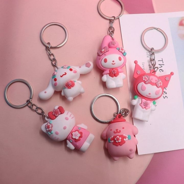 Gantungan Kunci Cuties Karakter Pink Untuk Tas/Mobil/Motor TALI