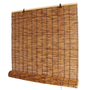 Japanese Bamboo Blind Roll Up Blind Bidai Buluh Bidai Kayu Curtain Reed Curtains Roll 户外竹帘
