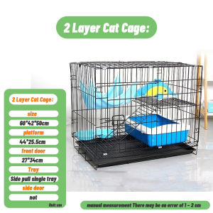 KANDANG KUCING 4 TINGKAT UKURAN ( 90 x 57 x 125 ) DAPAT DI LIPAT