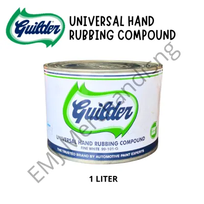 EMJ Guilder Universal Hand Rubbing Compound - Oil-Based Scratch Remover for Cars | Manual Rubbing Compound | No Machine Needed | Use with Clean Rug