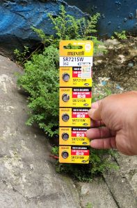 Vỉ 5 viên pin đồng hồ SR721SW 1.55V Maxell PRO SR721 / SR 721 / 362 - Made In Japan