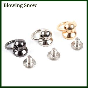 Blowing 10 chiếc đinh tán vòng chữ O nút kim loại 8mm đinh tán đinh vít điện thoại túi thủ công