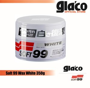 Soft 99 White Soft Wax With Cleaner For White Color Bodies 350g Soft99