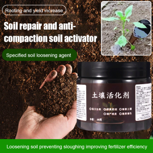 🌱Soil Activator Universal Loose Soil Essence Black Water Fertilizer Plant Flower Fertilizer Water-Soluble Fertilizer Multifunctional Soil Activation Treasure土壤活化剂