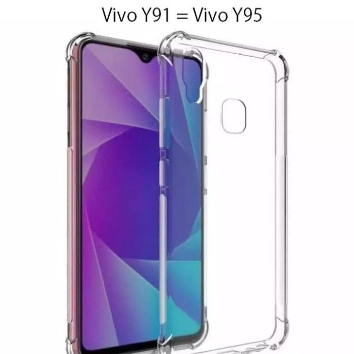 CASE VIVO Y91 AntiCrack Back Cover Back Case Casing Hp Softcase