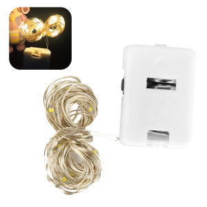 (Battery included)1M 2M String lights Led Christmas Lights Fairy lights Battery Powered Waterproof Led Starry Light String Flashing Copper Light String