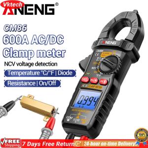 ANENG CM86 Clamp Meter 600A AC/DC แรงดันไฟฟ้าไดโอดมัลติมิเตอร์แบบดิจิตอล NCV การตรวจจับแรงดันไฟฟ้าเครื่องมือช่างไฟฟ้ามืออาชีพ