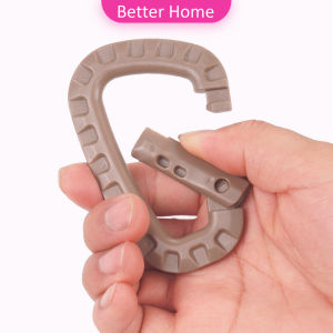 Better คร่ำหวอดเซฟตี้ ตะขอพวงกุญแจ คาราบิเนอร์ สแนปลิ้งค์ แบบพลาสติก Carabiner D Ring