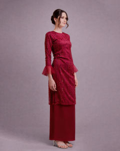 Baju Kurung Modern Yara Exclusive Magnificent Raya 2026 Bawal House