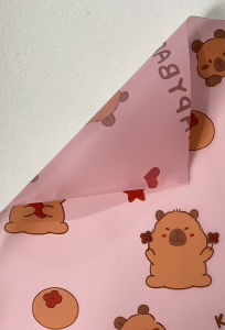 Kertas Buket Cellophone Karakter Carton Lucu Anak KB83