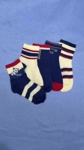 Kid Children Crew Socks Boy Anti-odor Plain Color Soft Cotton Well Wear