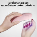Máy Hơ Gel UV LED Mini Cáp USB Chuyên Dùng Làm Khô Sơn Móng Tay, Đèn Hơ Móng Cầm Tay Nhanh Khô 6 LED Cho Nail Chuyên Dụng. 
