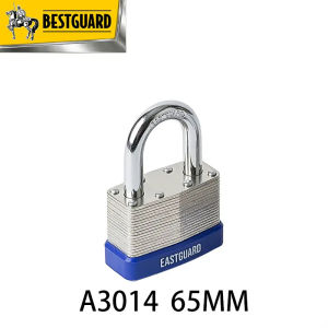 BESTGUARD Laminated Steel Padlock C-Level Anti-Theft Security Lock Waterproof & Anti-Smash