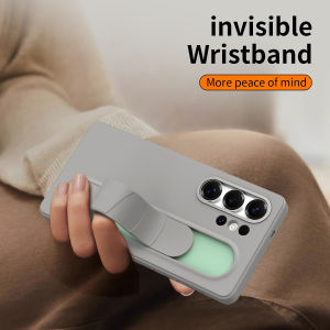 Suitable for Samsung Galaxy S26 S25 S24 Ultra S24 Plus Smart Silicone Wristband Holder Phone Case Smart Control Shortcut Button