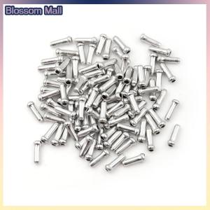 [Blossom] 100pcs Aluminum Bicycle Brake Shifter Inner Cable Tip Wire End Caps Crimp