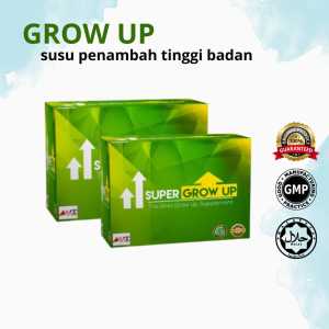 SUPER GROW UP UBAT TINGGI TERBAIK CALSIUM TINGGI BADAN SUSU PENINGGI BADAN