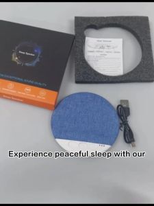Under Pillow Mini Speaker 5.4 Hifi Stereo Sound Machine White Noise with 30/60/90 Min Timer for Bedroom Sleep