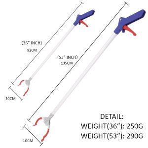 Penyepit Sampah Panjang Heavy Duty Pengepit Pencakar Pengait Sepit Kutip Sampah Pemungut Alat Serbaguna