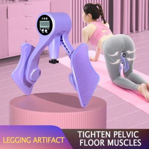 SEKINEW Strength Adjustable Pelvic Floor Trainer Digital Counter Battery Powered Thigh Master Exerciser Ergonomic Non-Slip Leg Strength Trainers Home Fitness