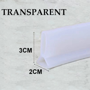 Water Stopper for Bathroom Sink 360 °Bending Water Barrier Self-adhesive Water Blocking Adhesive Strip