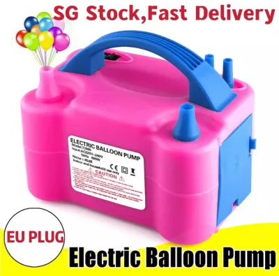 🇸🇬🔥SG STOCK🔥 * Fast Delivery * 220V Double Hole AC Inflatable Electric Air Balloon Pump Electric Balloon Inflator Pump Portable Air Blower