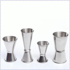 ถ้วยอินซ์ อาหารเกรด กันลื่น แก้วไวน์ปรุงรส การวัดที่แม่นยํา แข็งแรงและทนทาน การออกแบบหัวคู่ ประณีต