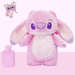 Stitch Anime Penghangat tangan musim dingin Hot Water Bag penghangat tangan portable kantong penghangat perut haid