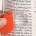 Pocket Magnifying Glass Small Handheld Folding Keychain Magnifier Portable Orange Magnifying Lens for Old People Home Magnifier for Inspection Reading economical. 
