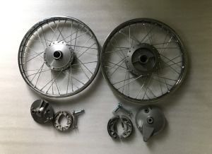 Căm đùm niềng -vành nan sắt thắng đùm(phanh cơ) bản 1.2 và 1.4*17 cho dòng xe Yamaha Sirius Jupiter Taurus gắn zin không chế cháo theo xe