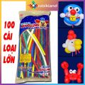 [Thái Lan] Bộ 100 Bong Bóng Dài Tạo Hình Nghệ Thuật Bóng Bay Dài Trang Trí Sinh Nhật Nhiều Màu Cao Cấp Đ. 