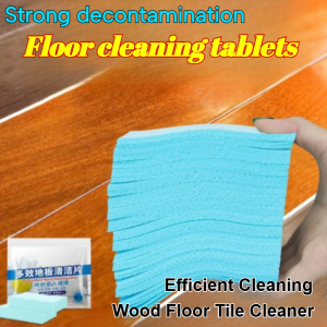 【Effortless Cleaning】Multifunctional Floor Cleaner Wood floor tile cleaner Multifunctional Floor Cleaner Quick-Dissolve Sheets for All Surface Types
