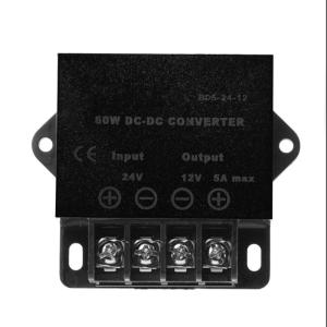ตัวแปลงตัวควบคุม Step Down สำหรับแรงดันต่ำ DC 24V ถึง12V 5A 60W