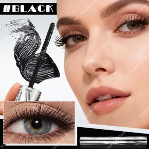 Waterproof Mascara 72H Long Lasting Smudge-proof Natural Extension 3D Curling Cosmetics Black/Brown