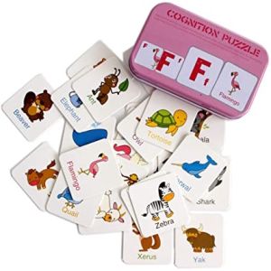 Puzzle Edukasi Cognition Kartu Mencocokan Gambar Flashcard Edukasi Anak