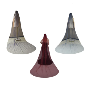 Cảnh quan tuyệt đẹp long lanh Mạng Che Mặt dài chạm đất phong cách nhà nguyện cho đám cưới và Mạng Che Mặt đám cưới sự kiện trang trọng