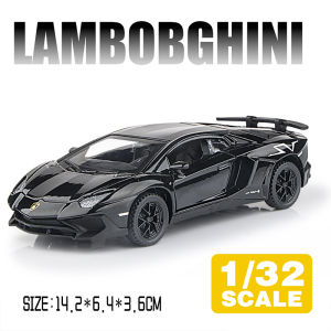 LEO 1:32 Lamborghini LP750-4 Supercar Diecast Model Car Alloy Cars Toys Collection Gift For Kids Boy Girl