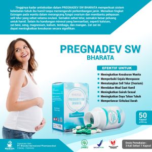 PREGNADEV SW BHARATA OBAT PENYUBUR KANDUNGAN | OBAT PENYUBUR WANITA | OBAT PEREDA MUAL SAAT HAMIL
