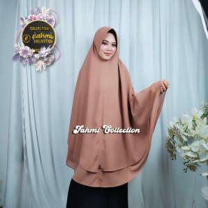 Jilbab Hijab Kerudung Syari Panjang Jumbo Ukuran XXL Jumbo Ped Busa Antem 2 Layer Ceruty Bebydoll Lagi Promo Toko