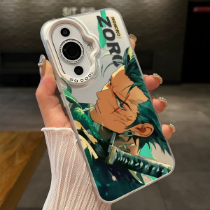 Huawei Nova 11 13 10 12i 12S Case Huawei Nova 13 11 10 Pro Case Huawei Nova 9 SE Anime One Piece Luffy Zoro Shockproof Case Matte Hard Phone Case with Camera Protector Anti Fingerprint