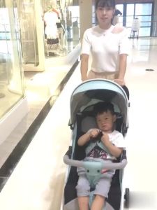 Twin Baby Stroller Detachable Sit or Lie Down Lightweight Shock Absorption Foldable Small Baby Stroller