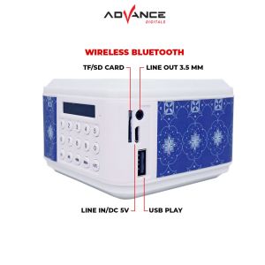 Speaker Portable Advance TP 600 BT / Speaker Bluetooth Portabel / Speaker hafalan Alquran