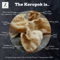 Vegan Vegetarian Keropok Ikan Seaweed Snack Fish Cracker Gluten Free Healthy Food No MSG. 