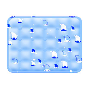 HATELI Summer Pet Ice Cushion Dog Cool Mat Cat Cooling Heat Prevention Sleep Bed Ice Pad Dog Nest Cool Cushion