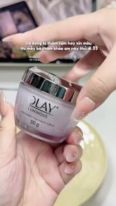 OLAY Luminous Light Perfecting - Kem Dưỡng Ban Ngày SPF15 & Ban Đêm Hỗ Trợ Dưỡng Sáng Da - Giúp da mềm mượt sau khi sử dụng  Hỗ trợ chăm sóc làn da khô ráp  Giúp da duy trì cảm giác căng mịn và dễ chịu
