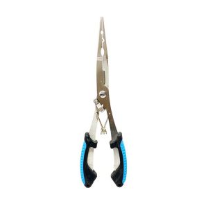 SERAPHYXO Line Cut Fishing Pliers Multi-functional with Rubber Handle Fish Mouth Pliers Hook Fishing Accessories High-strength Luya Pliers Fishing Tools